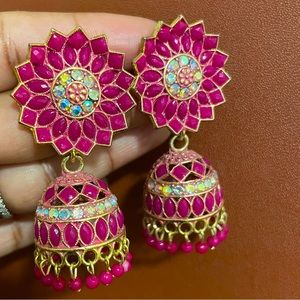 Indian Pakistani Jhumka Earrings